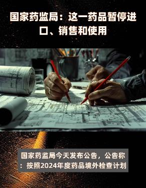 国家药监局：这一药品暂停进口、销售和使用