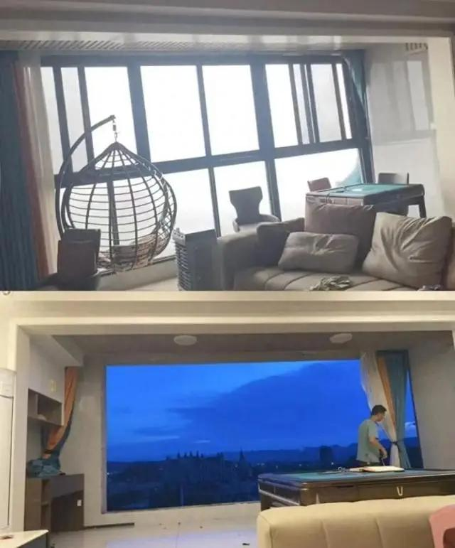 重庆人工降雨遇强对流天气，居民落地窗像“开罐头”一样被刮走