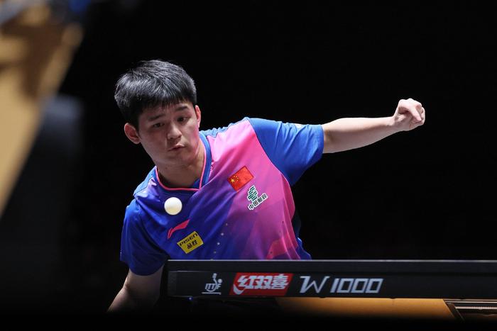 19岁林诗栋逆转战胜马龙 生涯首夺WTT大满贯男单冠军