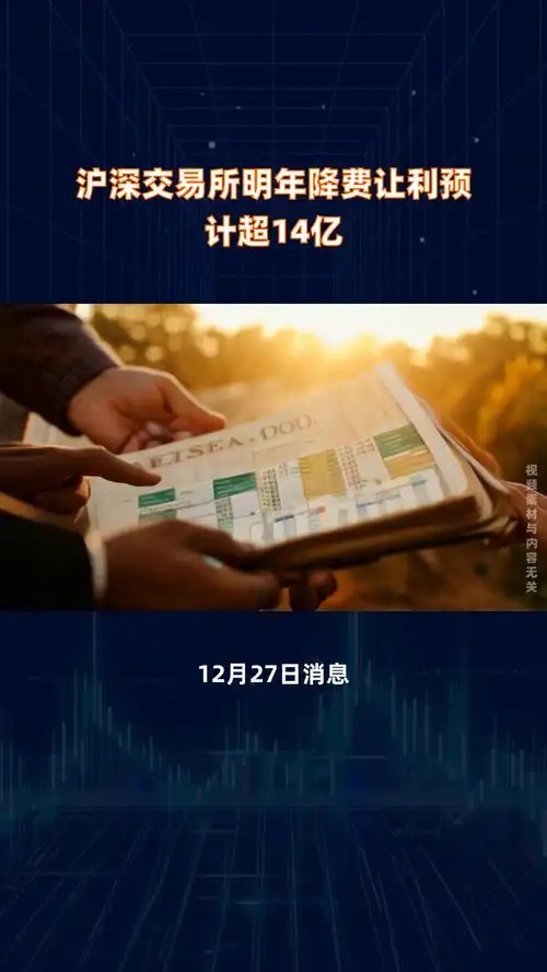 沪深交易所公布2025年降费让利措施
