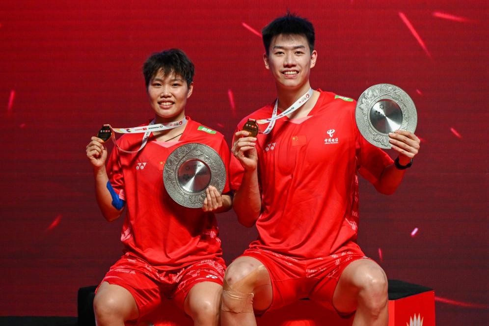 马来西亚羽毛球大师赛：国羽获四金三银