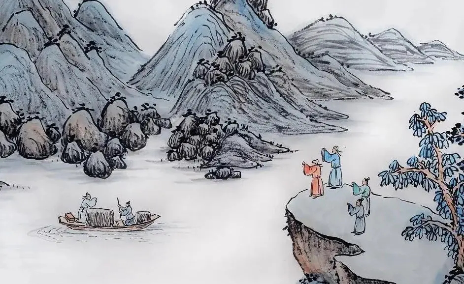 古人送别的排场，超大阵仗 (图1)