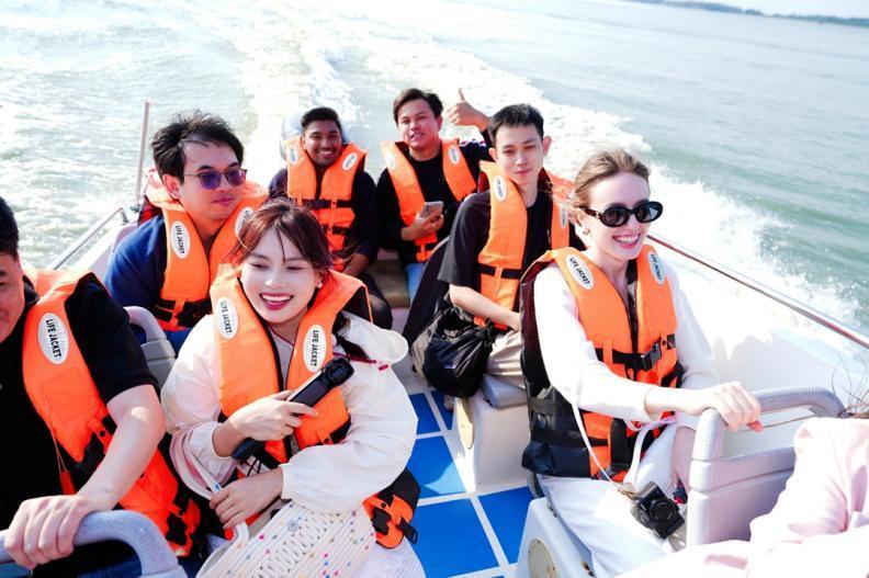 巢湖姥山岛风景如画 外国网红争相打卡“皖美”仙境(图1)