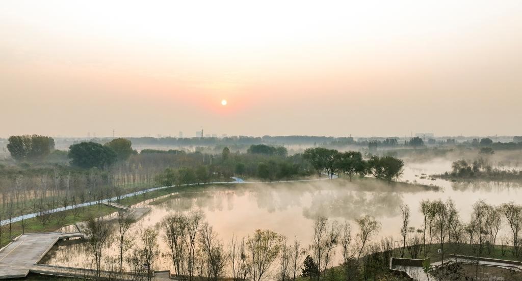 立冬节气悄然至 雄安美景正当时(图2)