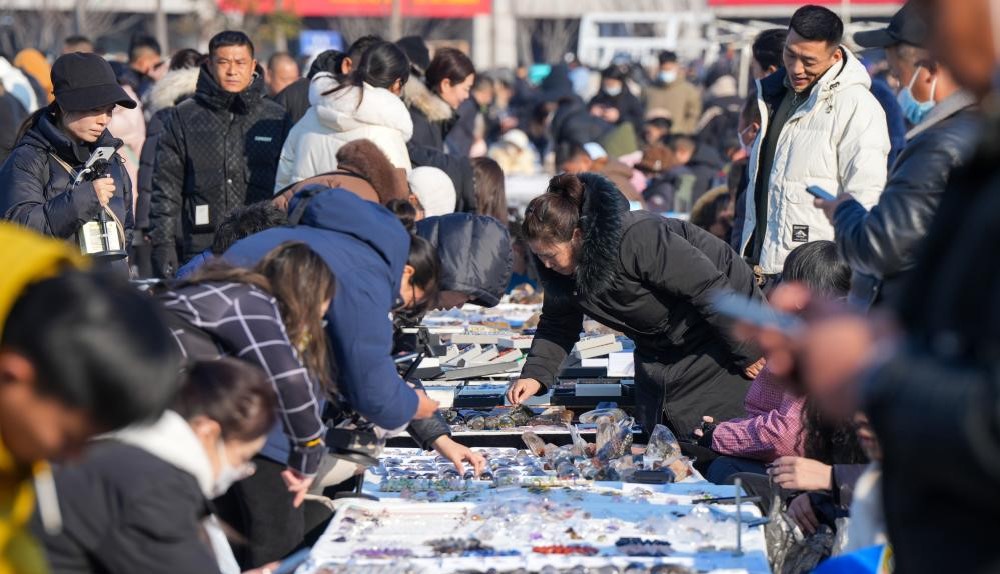 江苏东海：“水晶大集”引客来(图4)