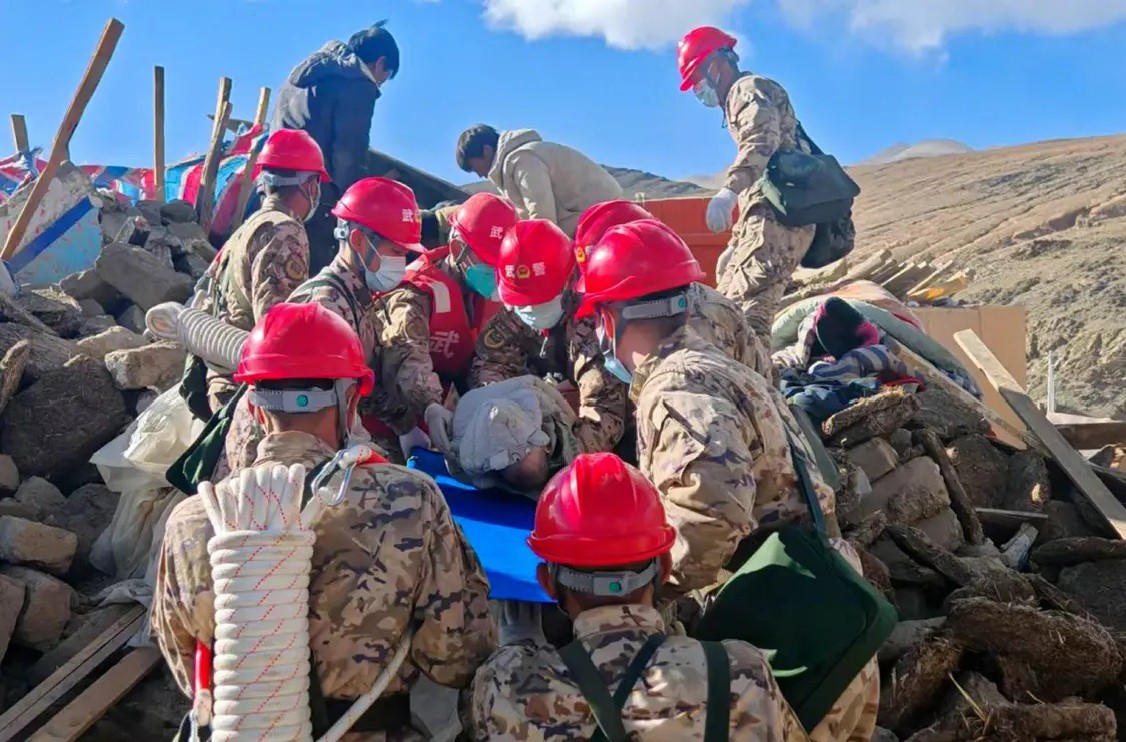 西藏定日县地震已致126人遇难、188人受伤(图1)