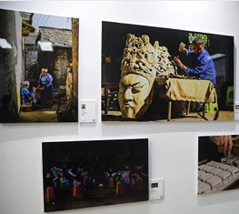 贵州原生态摄影大展亮相上海 展现独特屯堡文化魅力